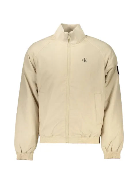 Calvin Klein logo-embroidered bomber jacket