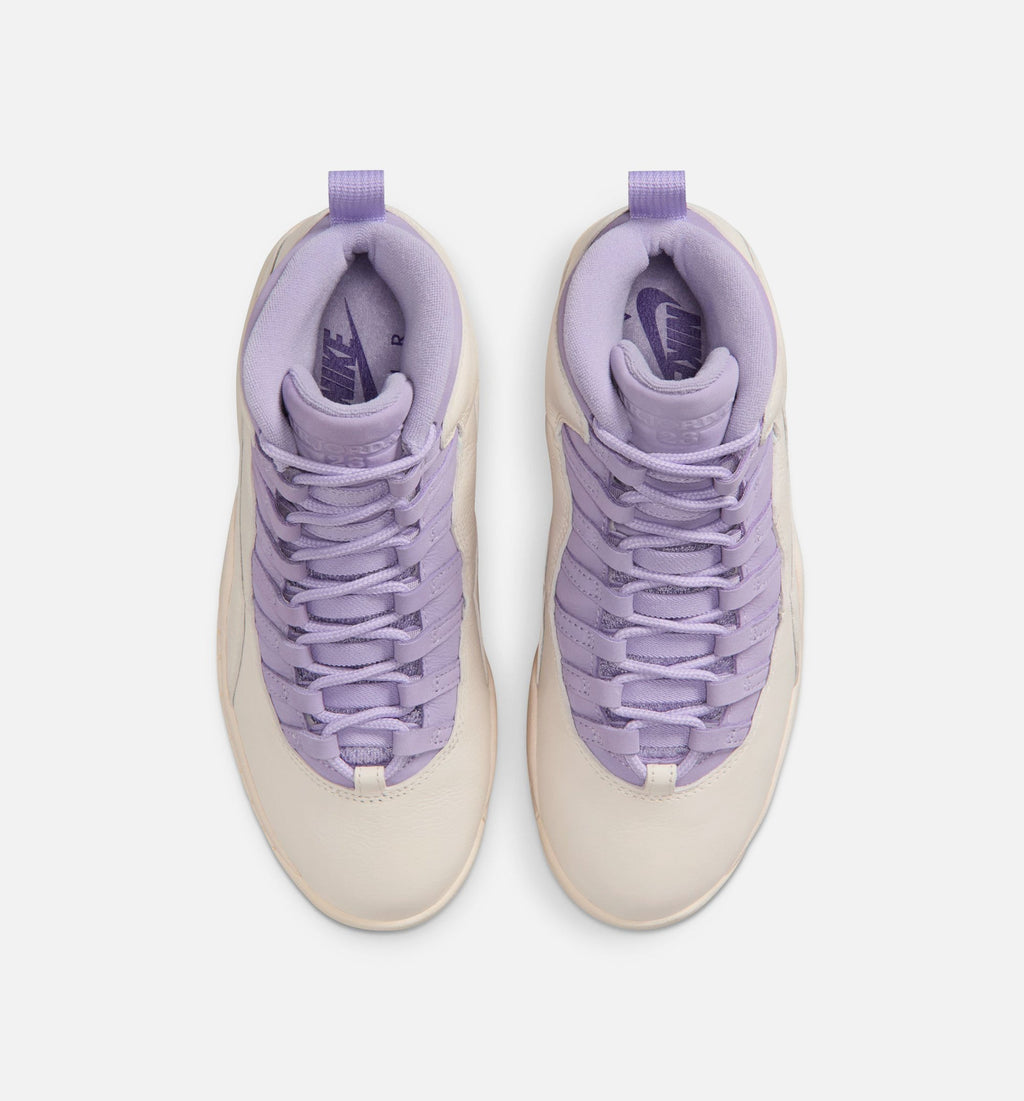 Air Jordan 10 Retro "Hydrangeas" Women's Shoe – Chalk/Hydrangeas/Wild Grape