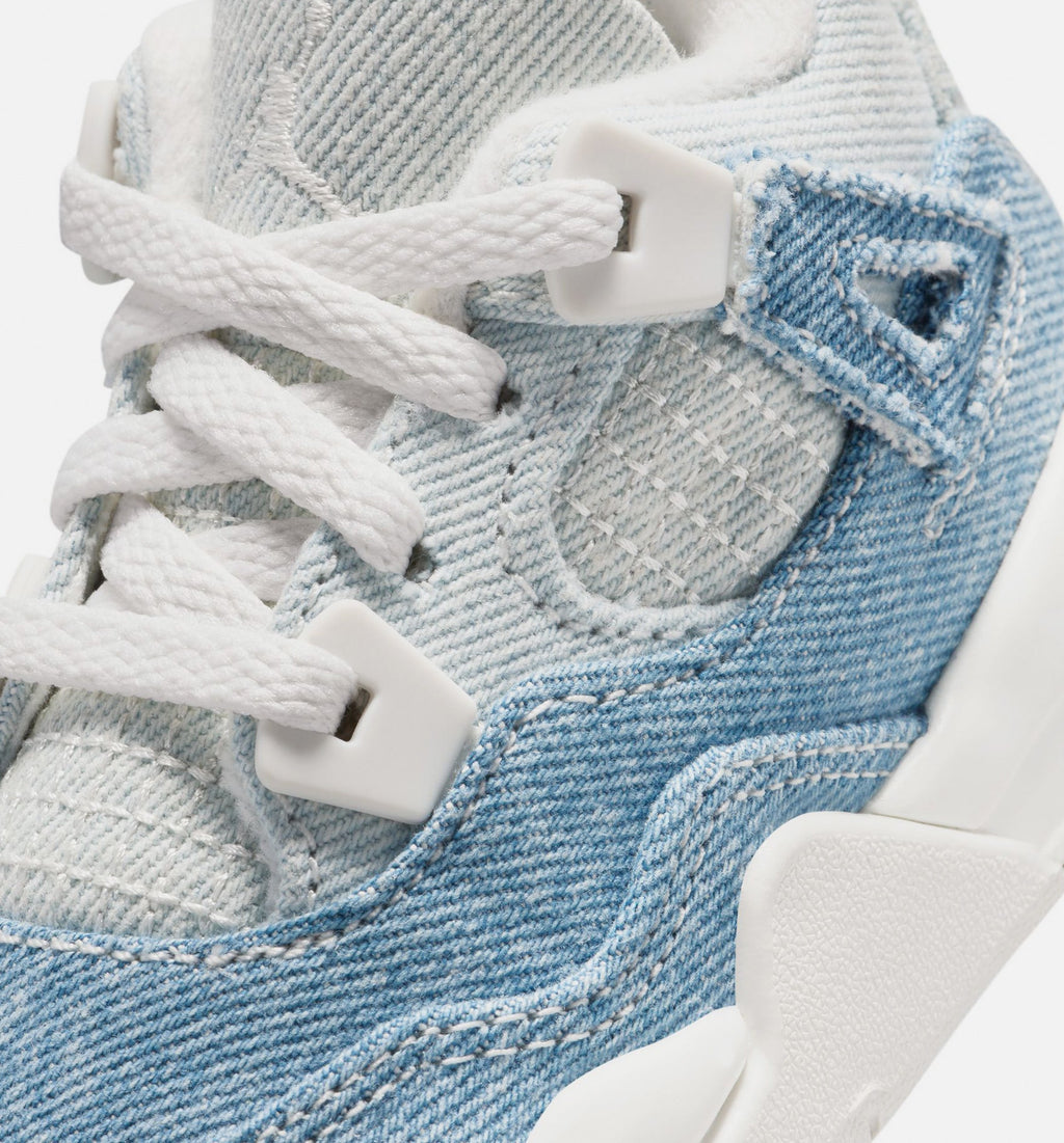 Air Jordan 4 Retro “Worn Blue” Baby and Toddler Lifestyle Shoes